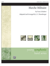 Marche Militaire Concert Band sheet music cover Thumbnail